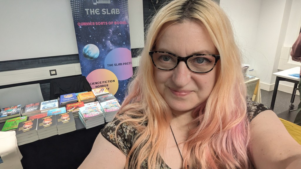 Woman wearing glasses